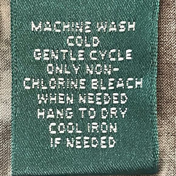 Lauren Ralph Lauren Faux Wrap Sleeveless Dress Jersey Knit Cream Brown Size 4 - Picture 9 of 9